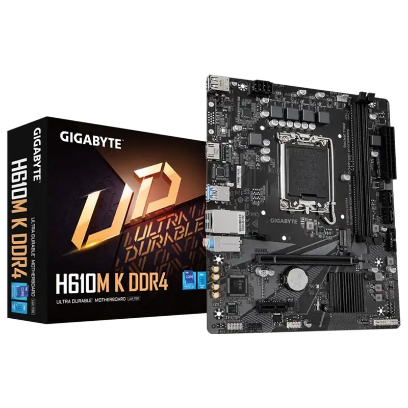 Gigabyte H610M K DDR4 Motherboard — view 1