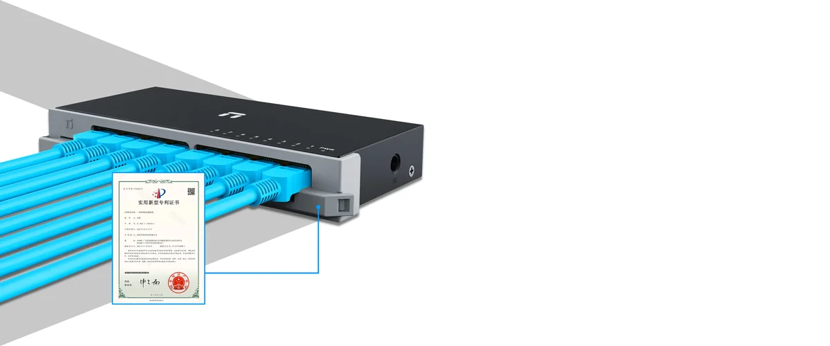 Keep network cables in place