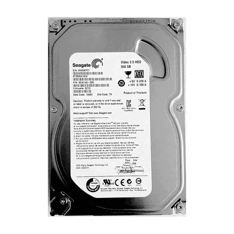 500GB Refurbished Surveillance HDD - Seagate / WD