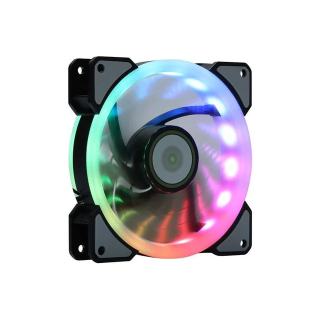 Dual Ring Transparent RGB Casing Fan — view 1