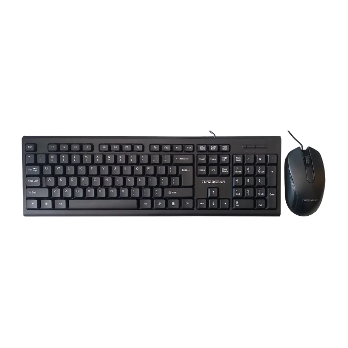 TURBOGEAR TC809 USB Wired Keyboard & Mouse Combo — view 1