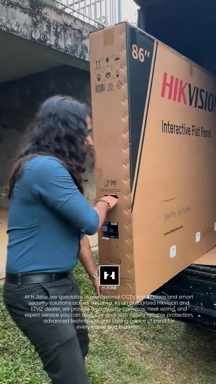 86-inch Smart Board for Pradeep S Balangoda — HZone installation video