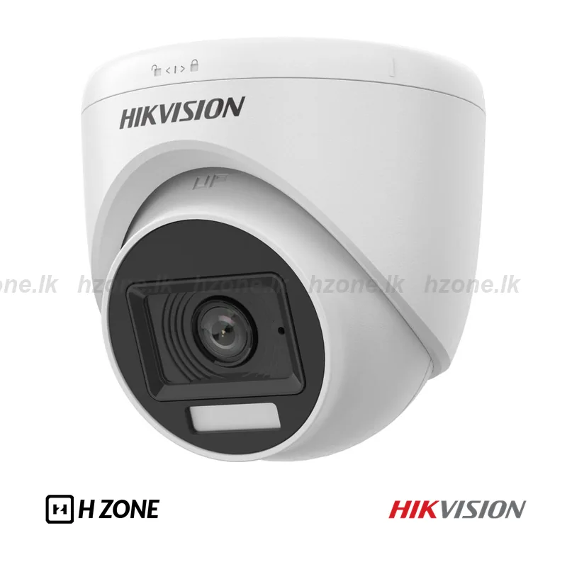 DS-2CE76D0T-LPFS 2MP Smart Hybrid Light Audio Fixed Turret Camera — view 1