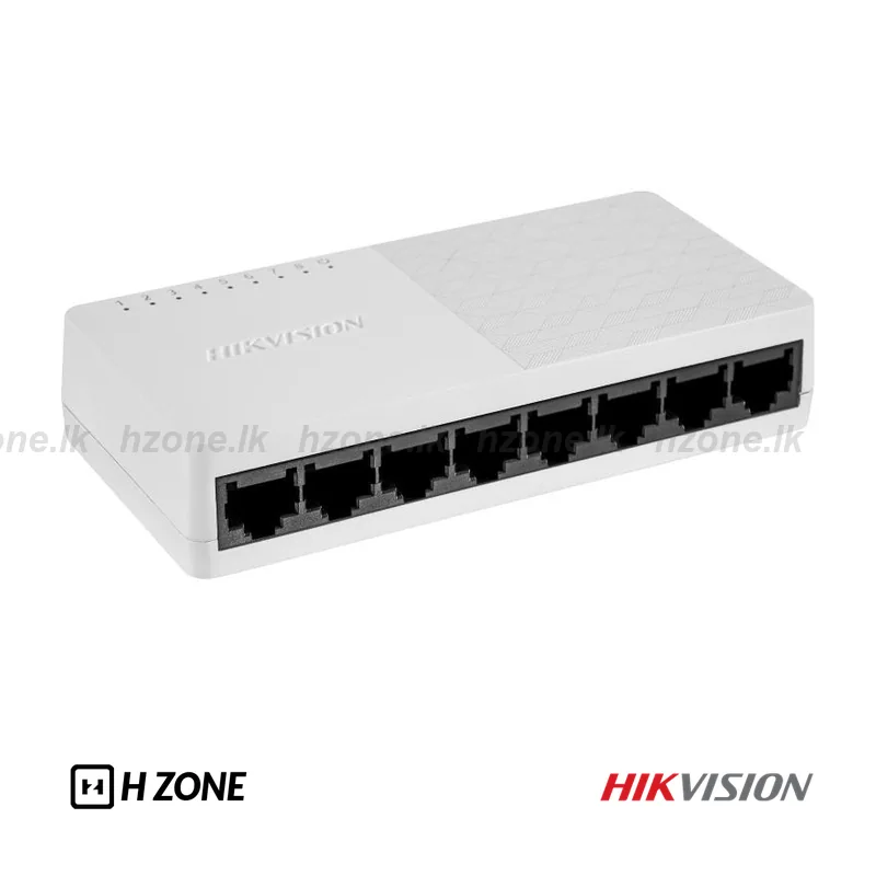 DS-3E0508D-O 8-Port Gigabit Plastic Switch — view 1