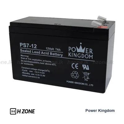 Power Kingdom PS7-12 12V 7Ah UPS Battery