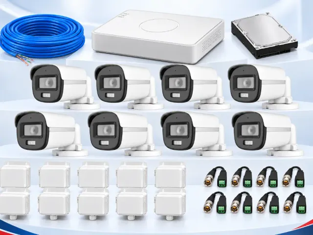 8 Cameras Package