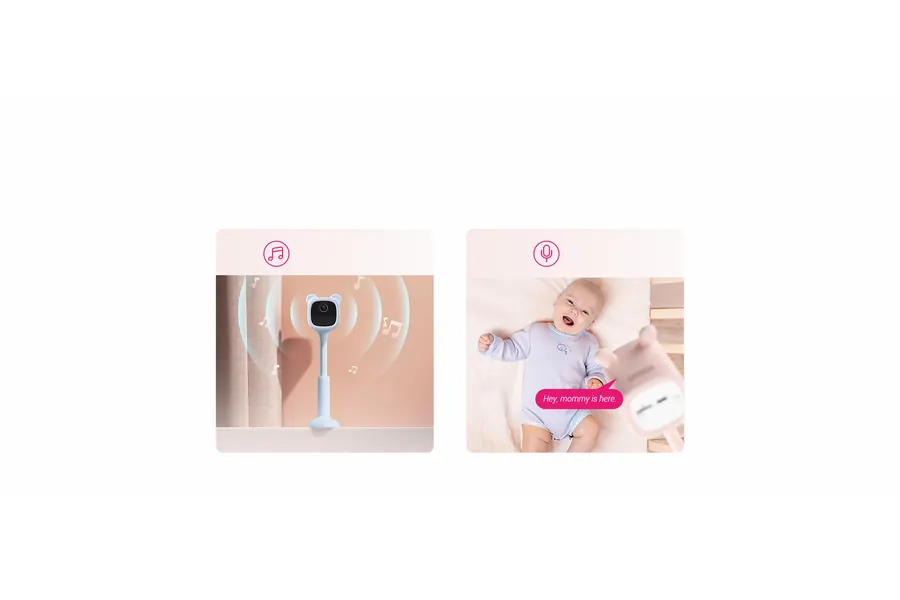 Automatic soothing music on crying detection