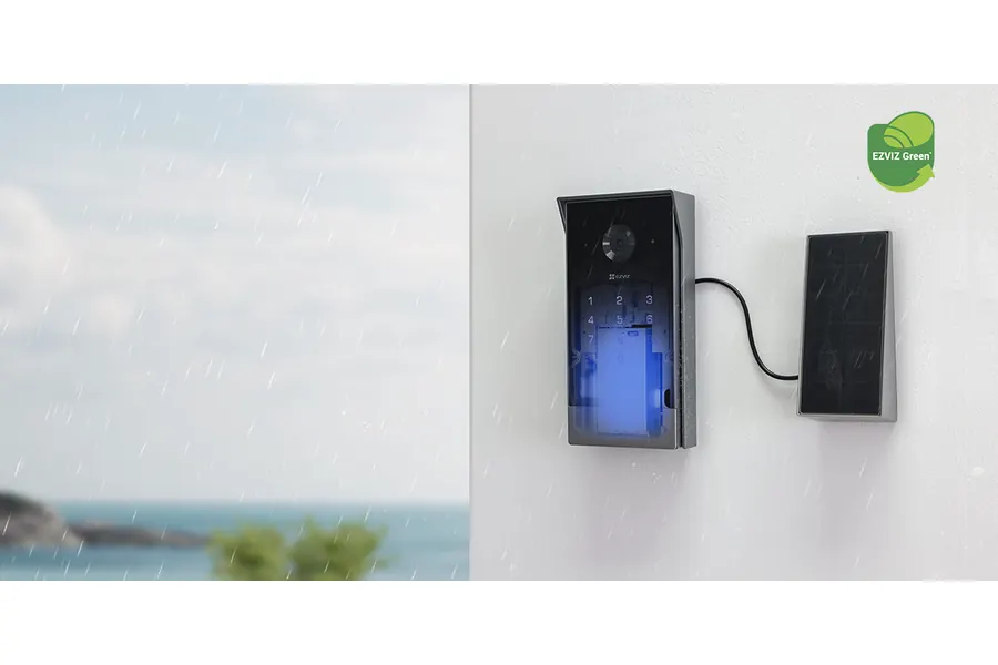 Detachable battery and solar charging
