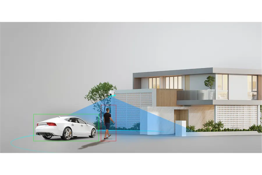 AI human and vehicle detection