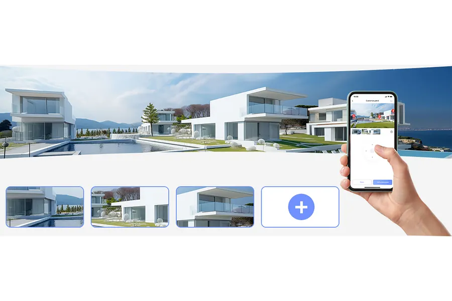 Two-way talk through the EZVIZ app