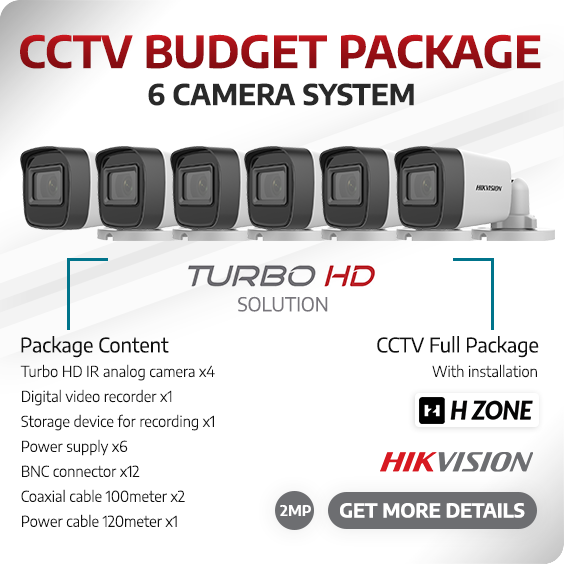 cctv package 6 camera budget